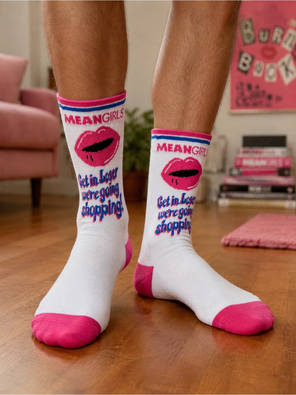 Mean Girls Crew Socks NEW SIZE 6-12
